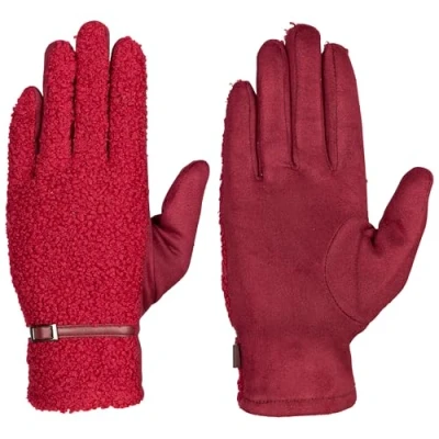 Image of Trespass Womens Sherpa Glove Wool Blend with Buckle Detail Pisa