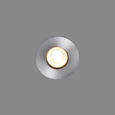 Image of Grund LED Large Outdoor In Ground Recessed Spotlight Matt Nickel IP67