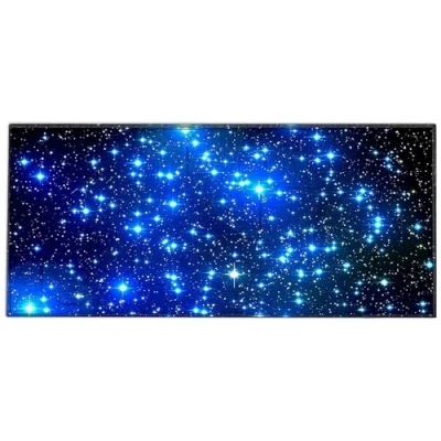 Image of Silent Monsters Mouse Mat Size XX Large 900 x 400 mm, Pad Design: Space, Stitched Edges, Mousemat for Office and Gaming, Mousepad Non Slip Rubber Base, Desk XXL