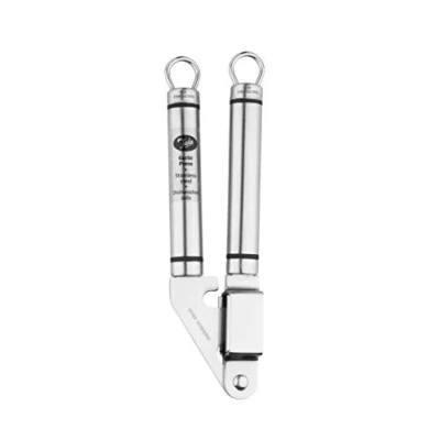 Image of Tala Stainless Steel Garlic Press, Steel, 19.3 x 5.3 3.1 cm