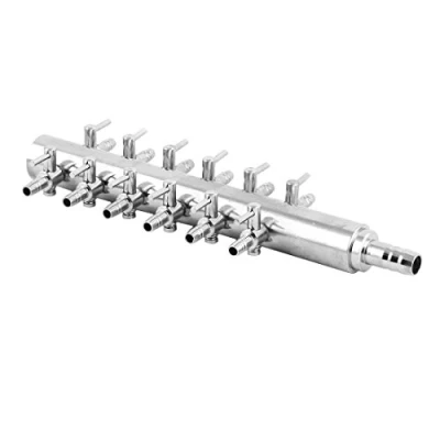 Image of sourcing map Aquarium 12 Way Inline Manifold Air Flow Pump Tubing Splitter Lever Control Valve