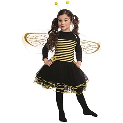Image of Dress Up America Bumblebee Costume Set for Girls Beautiful Role Play