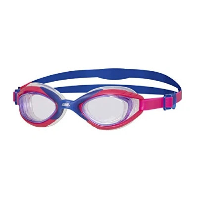 Image of Zoggs Kids Sonic Air Junior with UV Protection And Anti fog Swimming Goggles,Pink/Purple,6 14 years