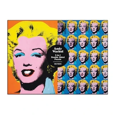 Image of Warhol Marilyn 500 Piece Double Sided Puzzle