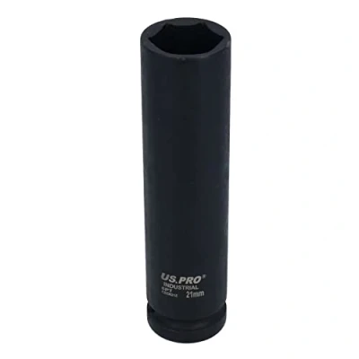 Image of 21mm Extra Deep Long Metric MM Impact Socket 1/2&quot; Drive 6 Sided Single Hex