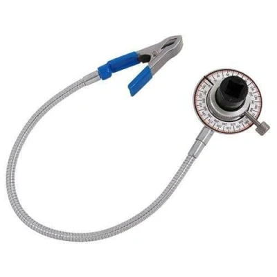 Image of US PRO Tools by Bergen 1/2&quot; Torque Angle Gauge with Flexi Arm &amp; Spring Clip 6828