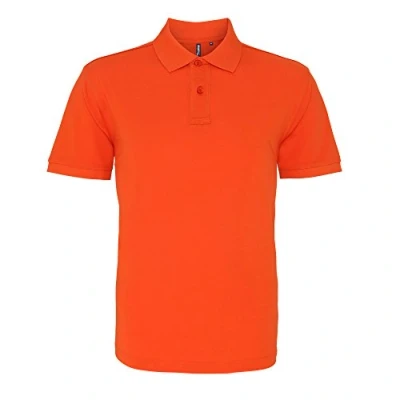 Image of Asquith &amp; Fox Men&#039;s Polo Shirt, Orange (Burnt 000), XX Large (Size:2XL)