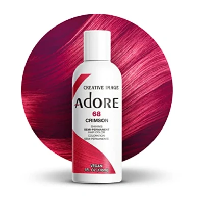 Image of Adore Shining Semi Permanent Hair Colour, 68 Crimson