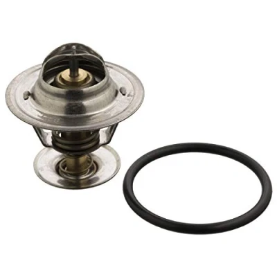 Image of 037121113, 037121113S2 Engine thermostat FEBI BILSTEIN 18282 82C with seal ring VOLKSWAGEN: GOLF 3