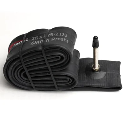 Image of Fincci 26&quot; x 1.75/1.95/2.1/2.125 Inch 48mm Presta Valve Inner Tube for Mountain MTB Road Hybrid Bicycle Bike
