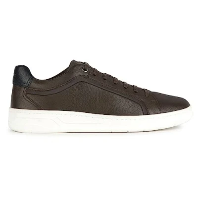Image of Geox Men&#039;s u Magnets a Sneaker, Coffee, 10.5 UK