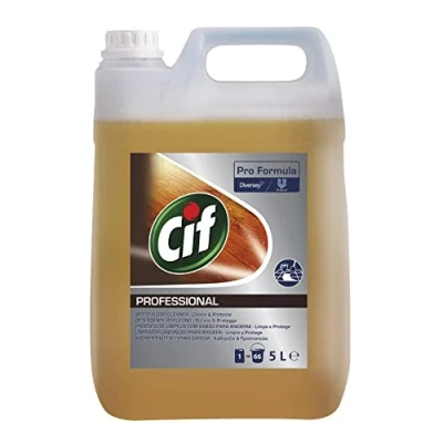 Image of Cif Professional Wood Floor Cleaner Liquid 5L