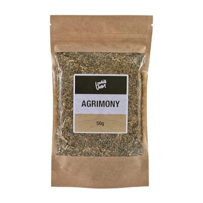 Image of Lowhill Valley Agrimony Herb Agrimonia eupatoria Herbal Tea for Digestive Wellness No Additives or Preservatives Responsibly Sourced 50g