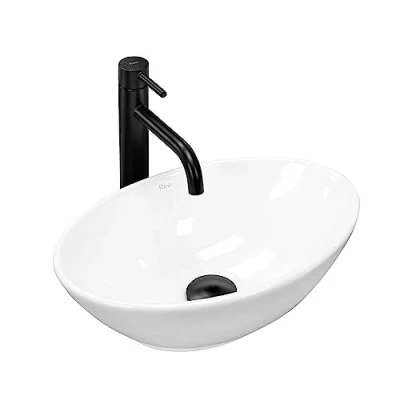 Image of REA U5804 Bathroom Sink Made of Ceramic Pamela Mini White U5804,