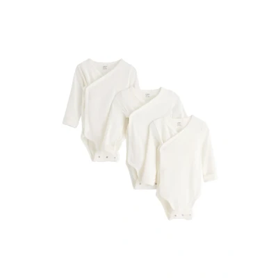 Image of 3 pack wrap bodysuit