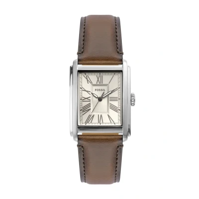 Image of Fossil Carraway Watch Watch, Men&#039;s, Size: One Size, Brown
