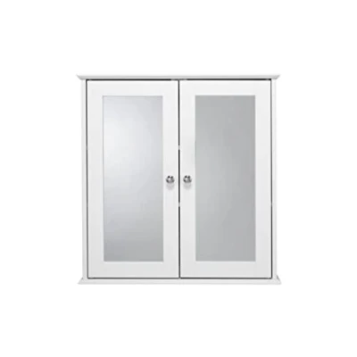 Image of Croydex Medicine Cabinet, White, Double Door, WC280022