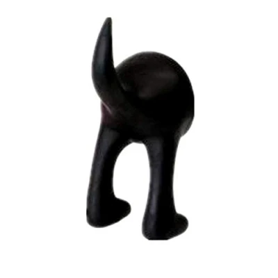 Image of IKEA Bastis (BÄSTIS) dog cat pet leashes two loaded four six mounted hanger hook a variety of colors (1, BLACK)