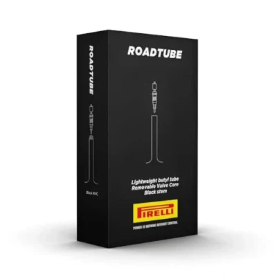 Image of Pirelli Road Bike Butyl Inner Tube, 700x23 30, 80mm Presta Valve with Removeable Core