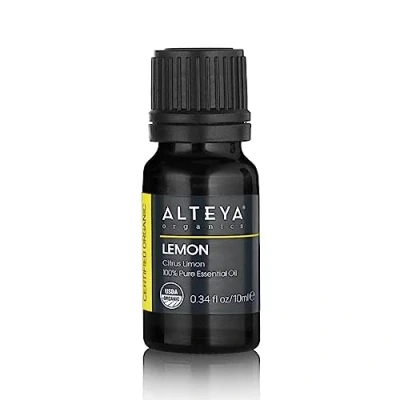 Image of Alteya Organic Lemon Oil (Citrus Limon) 10 ml 100% USDA Certified Pure Natural Essential