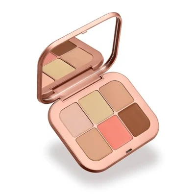 Image of KIKO Milano Golden Oasis All Over Face Palette 01, With Concealer, Foundation, Bronzer And Blush