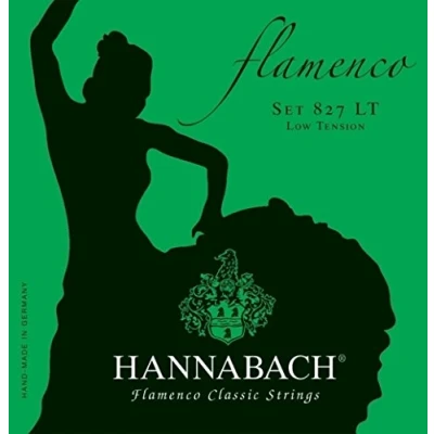 Image of Hannabach classical guitar strings Flamenco Series 827 Low Tension G3 Made in Germany 8273LT