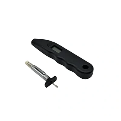 Image of Mayfield Tyre Pressure &amp; Depth Gauge Set 2 in 1, Accurate, Easy to use, Portable, Lightweight, Small, Hard Wearing, Safety, Brakes, Cars, Motorbikes, Vans, Trucks