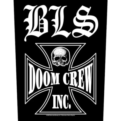 Image of Black Label SOCIETY DOOM CREW Official Backpatch