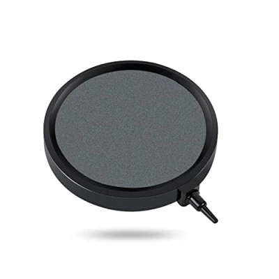 Image of Aquariums Air Stones Disc, Fish Tank Oxygen Diffuser Pump Round Bubble Stone for Hydroponics Pond Aquarium Accessories