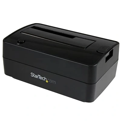 Image of StarTech.com Single Bay USB 3.1 / eSATA to SATA Hard Drive Docking Station, (10 Gbps) Dock, External 2.5/3.5&quot; III HDD/SSD Top Loading (SDOCKU313E)