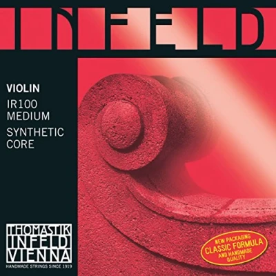 Image of Thomastik IR100 Strings for Violin Infeld hybrid core set red 4/4 medium