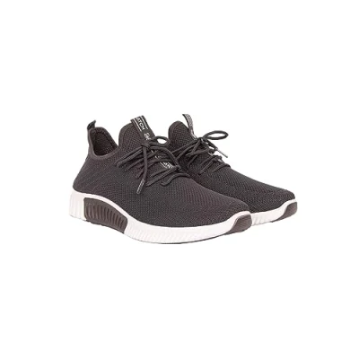 Image of Crosshatch Men&#039;s Rideout Trainers, Grey, 10 UK