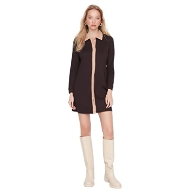Image of Trendyol Dress Brown Bodycone