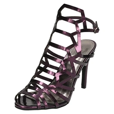 Image of Anne Michelle Ladies High Heel Sandals F10578 Purple Synthetic UK Size 5 EU 38 US 7