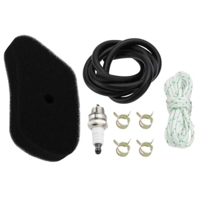 Image of Create idea Air Filter Kit Fuel Service 17211 ZG1 700 Compatible with Honda GV100 HR173 HRB423 HRB535 L7T Spark Plug and Line