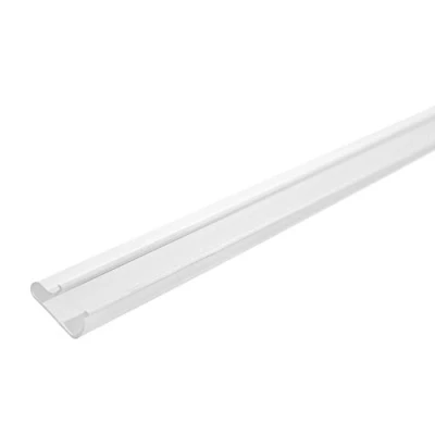 Image of 23 X SLATWALLSlatSlotSLATTED Wall Board PlasticPVC ClipSlidePush in Inserts (White)