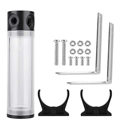 Image of G1/4 Thread DIY PC Water Cooling Pump, Computer cooled Tank Cylinder Reservoir for Cpu Liquid Cooling(190mm)