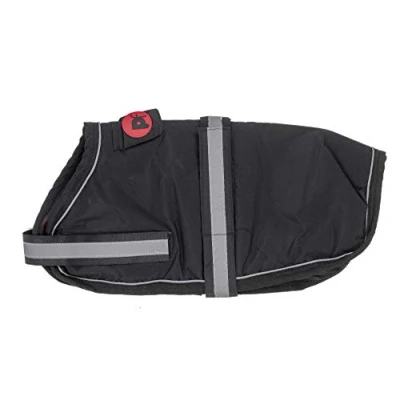 Image of Petface Super Soft Waterproof Dog Coat, 25 cm, Black