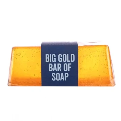 Image of The Bluebeards Revenge Cuban Gold Mens Soap Bar, Moisturising Bar For Sensitive Skin, Musk, Amber and Patchouli Scent 175g