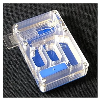 Image of RANARA Ant Breeding Nest,Ant Farm Display Box,9x66x24mm Nest Insect Nests Villa Pet Mania House for Feeding Insects (Color : Blue) Blu)