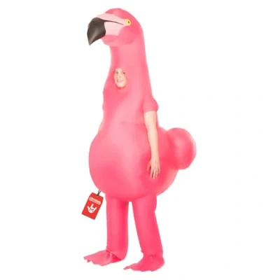 Image of Morph Giant Inflatable Flamingo Costume for Kids, Animal Kids