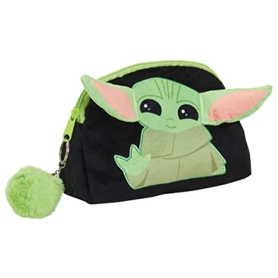 Image of Mandalorian Toiletry Bag The Child Make Up Grogu Cosmetics Star Wars Pencil Case