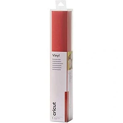 Image of Cricut Shimmer Permanent Vinyl Red 1.2 m (4 ft) Self Adhesive Roll For use with all Cutting Machines