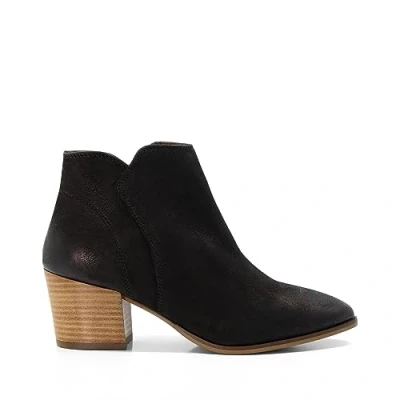 Image of Dune London Womens Ladies Heeled Ankle Boots Wf Parlor Black Suede Size UK 3