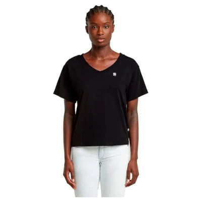 Image of G Star Women&#039;s Open V Neck Relaxed Top, White (lt chalk D26067 D601 1284), M