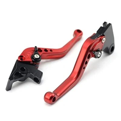 Image of Brake Clutch Levers For BMW F650GS F700GS F800GS/Adventure F800GT F800R F800S F800ST Motorcycle Left Right Short/Long Handle Leavers 1 Pair (Red,Short)
