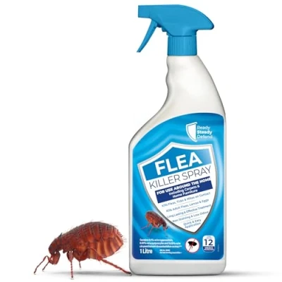 Image of Flea Killer Spray 1L: Ultimate Treatment for House Comprehensive Indoor &amp; Outdoor Household Home Eradicates Prevents Reinfestation Ready to use