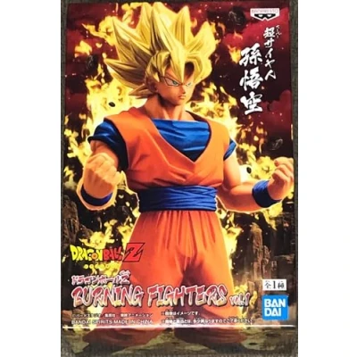 Image of Banpresto BP17847 Dragon Ball Son Goku Figurine Burning Fighters 16 cm