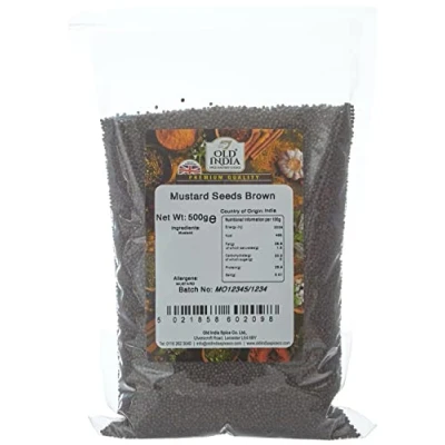 Image of Old India Mustard Seeds Brown 500g