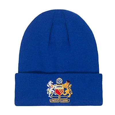 Image of fan originals Beanie Hat Manchester Crest 68 United European Colours
